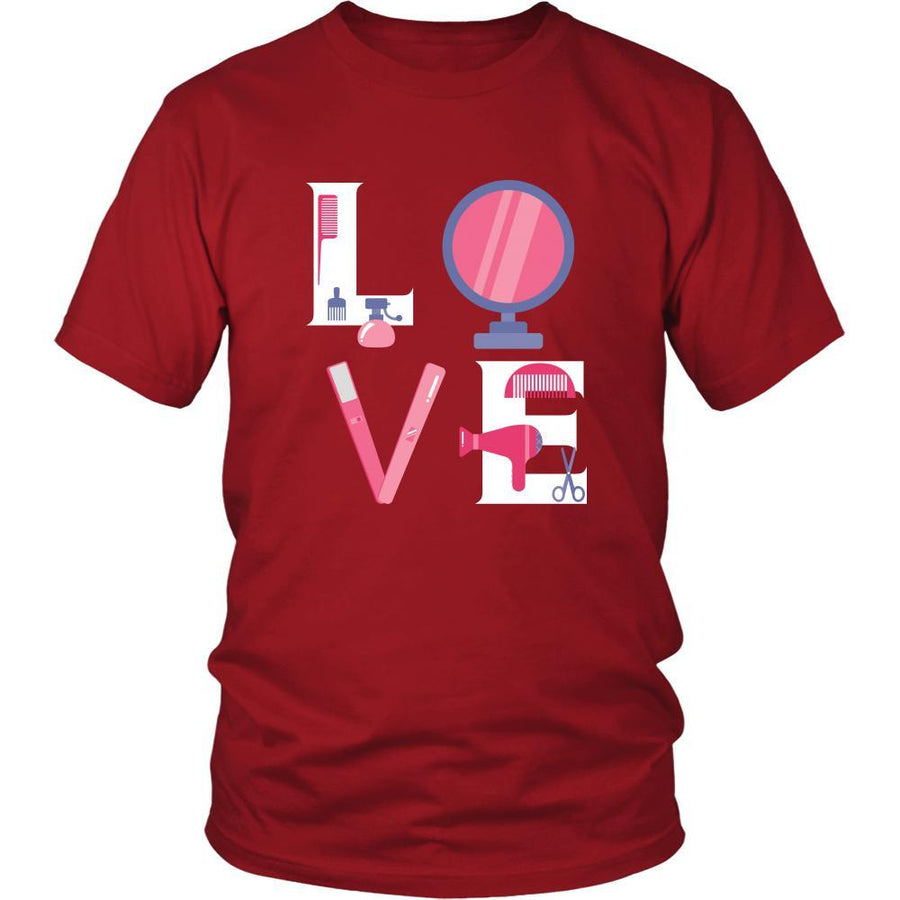 Hairstylist - Love - Hairstylist - Proffesion/Job Shirt-T-shirt-Teelime | shirts-hoodies-mugs