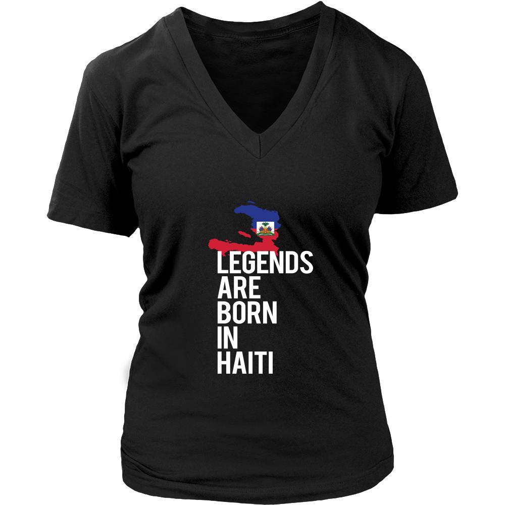 Haiti Shirt - Legends are born in Haiti - National Heritage Gift-T-shirt-Teelime | shirts-hoodies-mugs