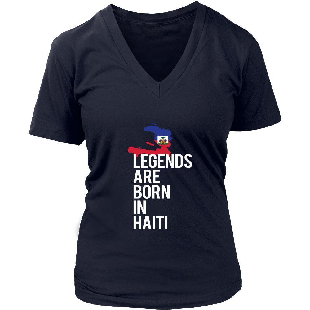 Haiti Shirt - Legends are born in Haiti - National Heritage Gift-T-shirt-Teelime | shirts-hoodies-mugs