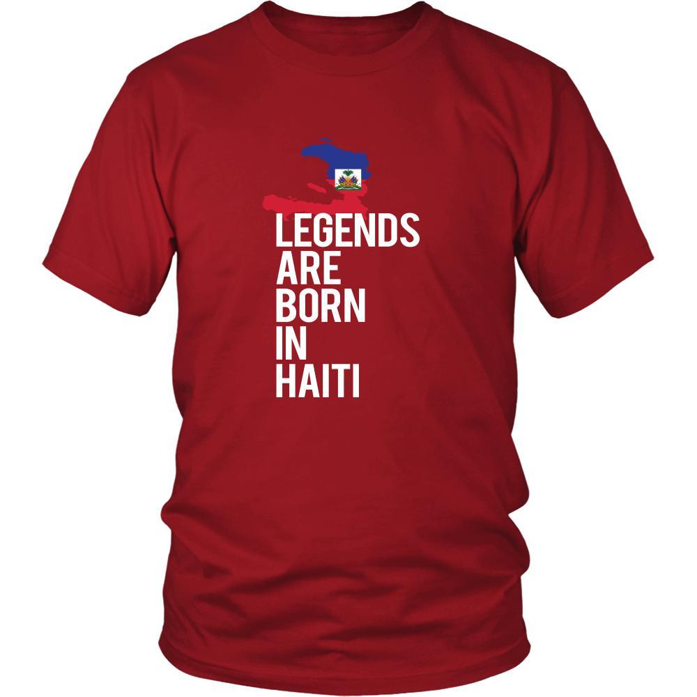 Haiti Shirt - Legends are born in Haiti - National Heritage Gift-T-shirt-Teelime | shirts-hoodies-mugs