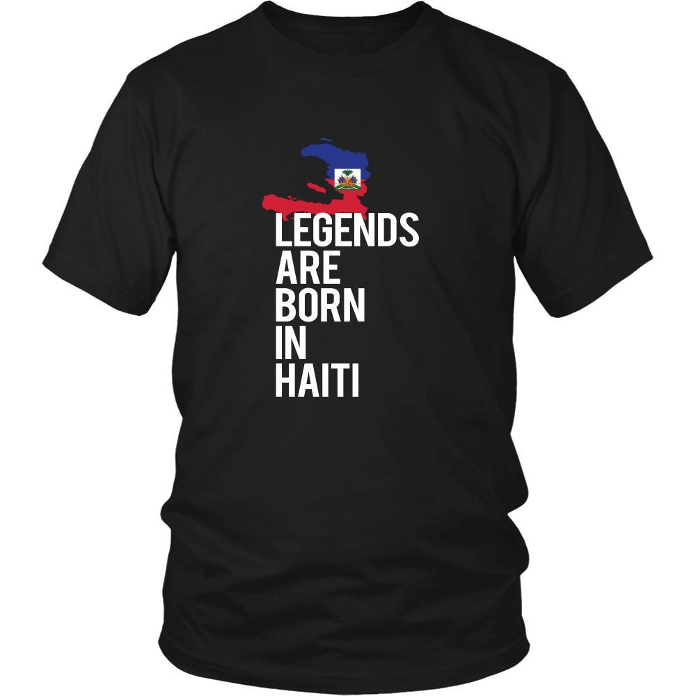 Haiti Shirt - Legends are born in Haiti - National Heritage Gift-T-shirt-Teelime | shirts-hoodies-mugs
