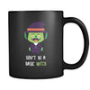 Halloween Don't be a basic witch 11oz Black Mug-Drinkware-Teelime | shirts-hoodies-mugs