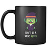 Halloween Don't be a basic witch 11oz Black Mug-Drinkware-Teelime | shirts-hoodies-mugs