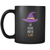 Halloween Eat drink and be scary 11oz Black Mug-Drinkware-Teelime | shirts-hoodies-mugs