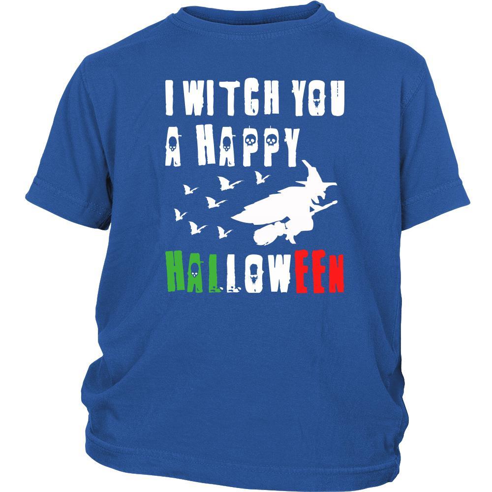 Halloween Kids Shirt-I Witch You a Happy Halloween-T-shirt-Teelime | shirts-hoodies-mugs