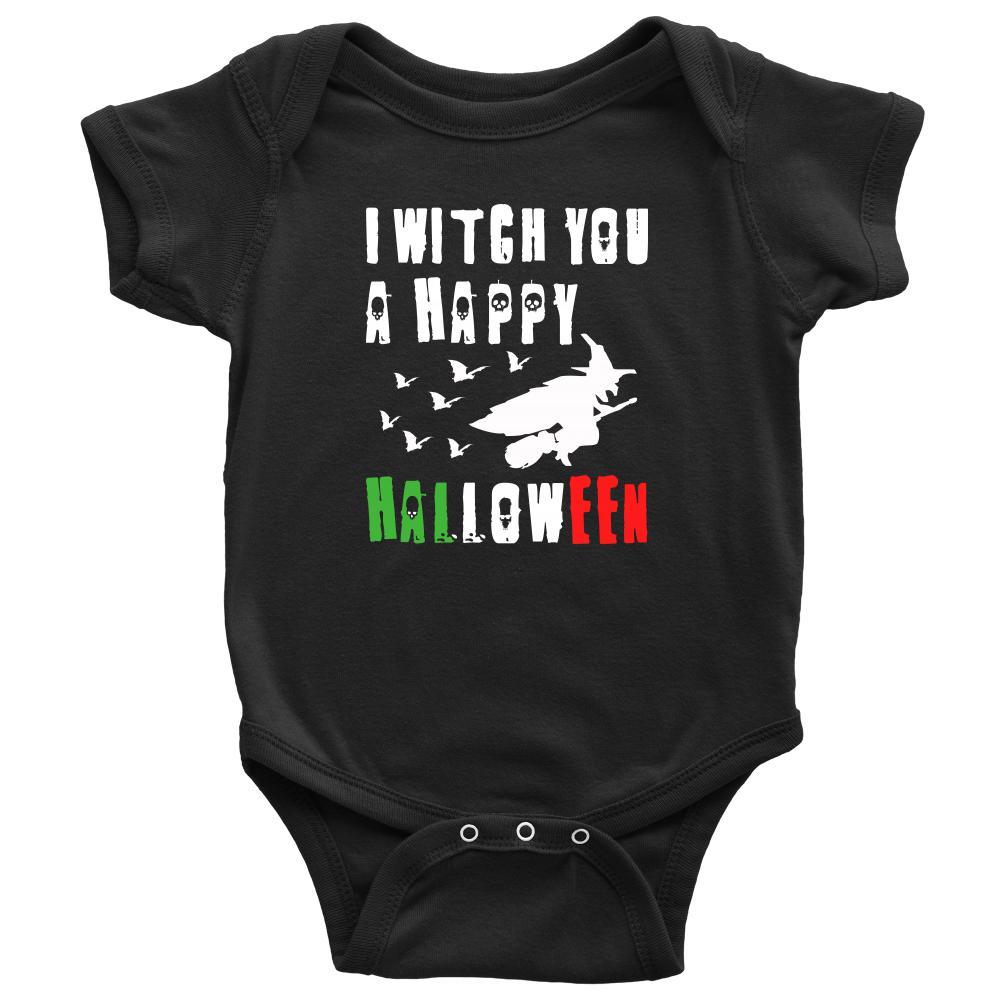 Halloween Kids Shirt-I Witch You a Happy Halloween-T-shirt-Teelime | shirts-hoodies-mugs
