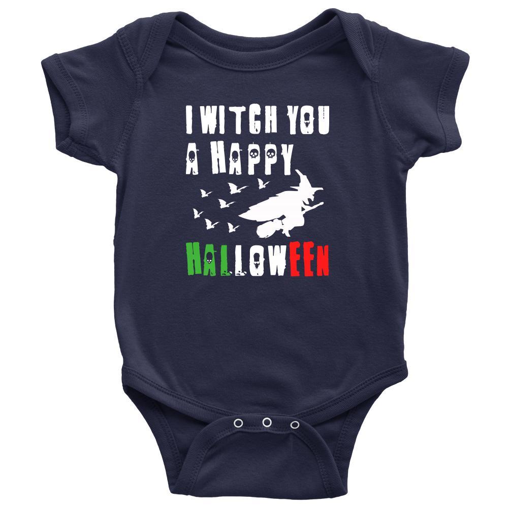 Halloween Kids Shirt-I Witch You a Happy Halloween-T-shirt-Teelime | shirts-hoodies-mugs