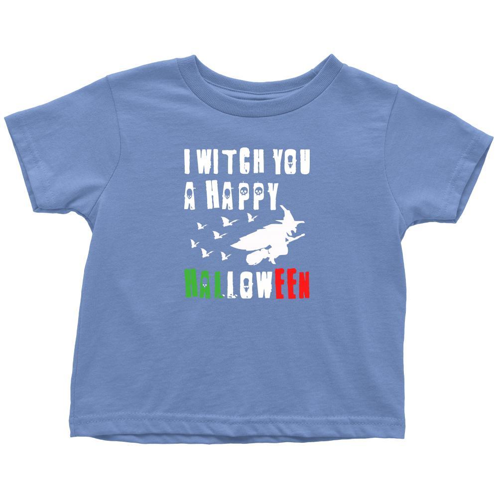 Halloween Kids Shirt-I Witch You a Happy Halloween-T-shirt-Teelime | shirts-hoodies-mugs