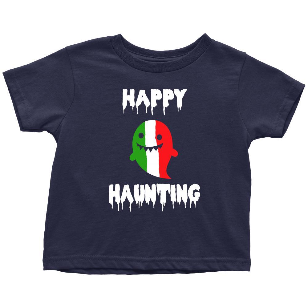 Halloween Kids Shirt-Italian Ghost - Happy Haunting-T-shirt-Teelime | shirts-hoodies-mugs