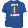 Halloween Kids Shirt-Italian Ghost - Happy Haunting-T-shirt-Teelime | shirts-hoodies-mugs