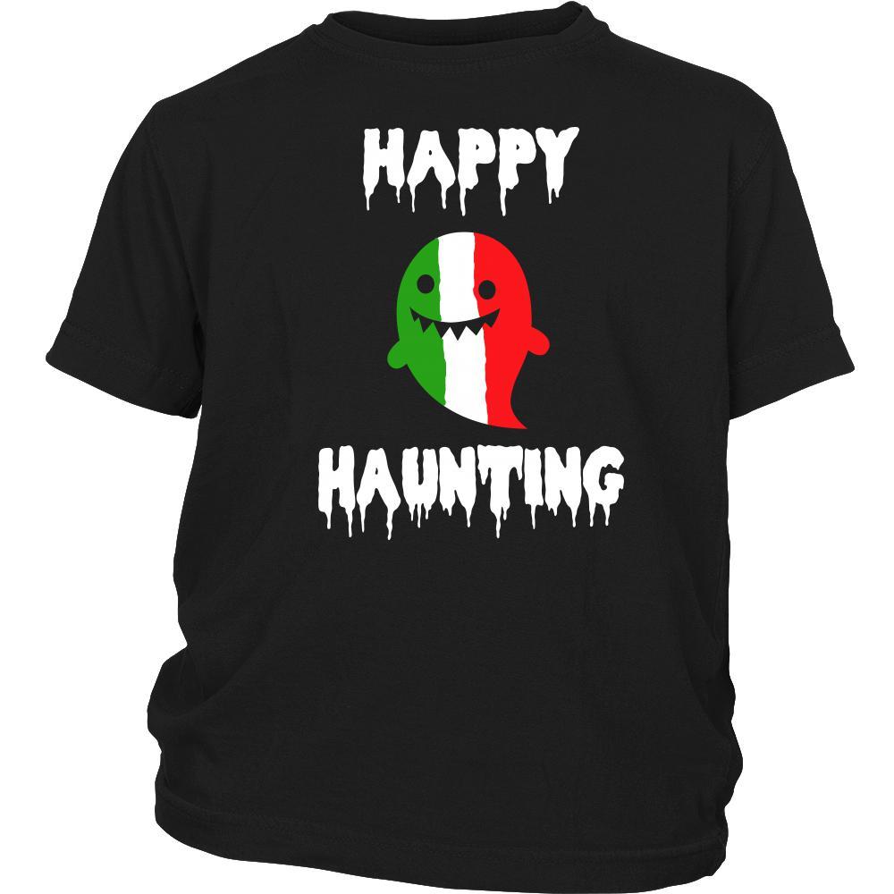 Halloween Kids Shirt-Italian Ghost - Happy Haunting-T-shirt-Teelime | shirts-hoodies-mugs