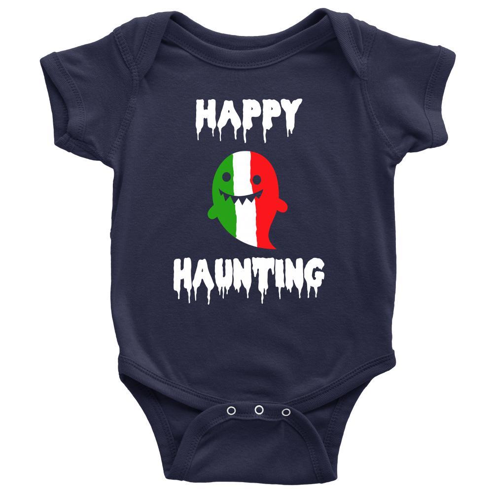 Halloween Kids Shirt-Italian Ghost - Happy Haunting-T-shirt-Teelime | shirts-hoodies-mugs