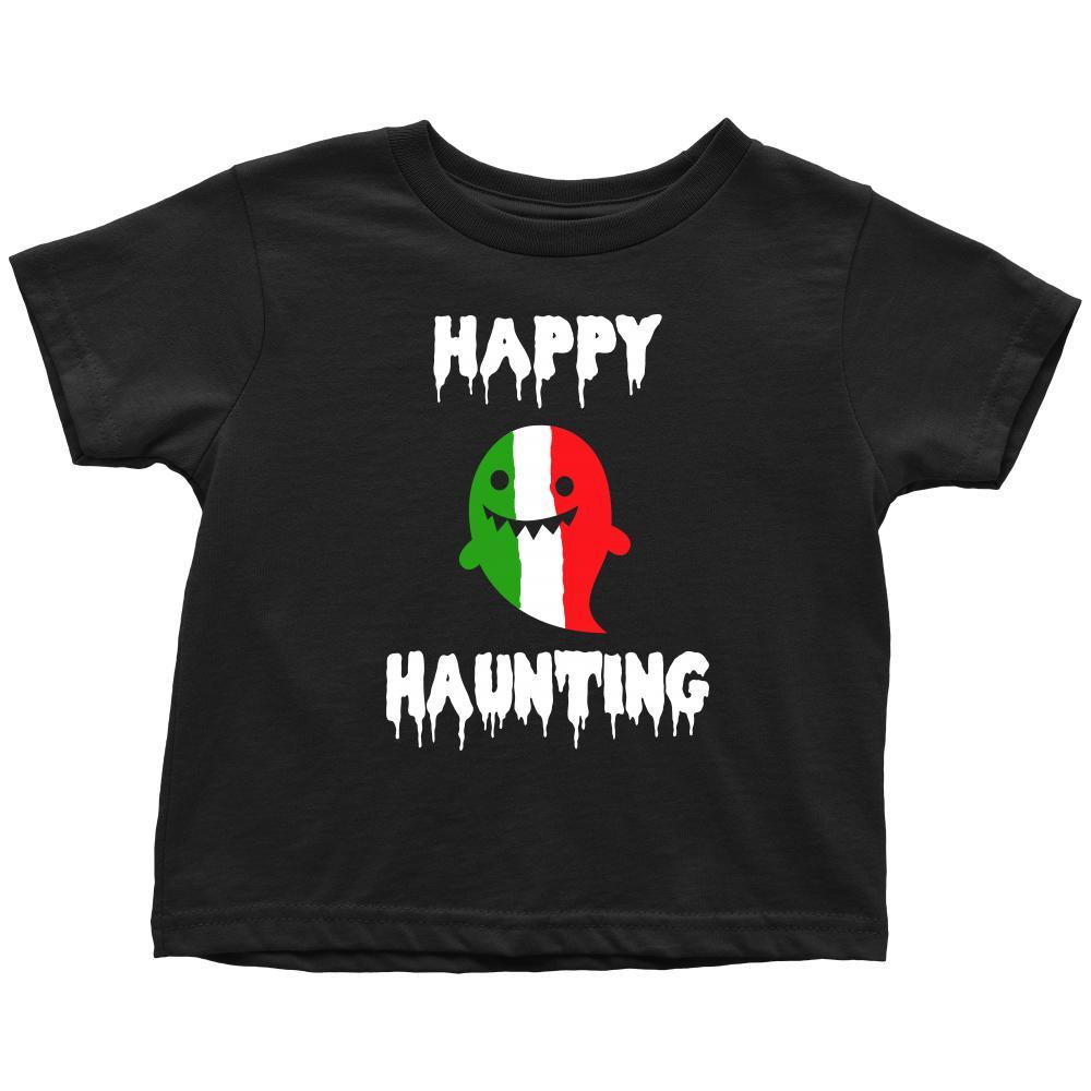 Halloween Kids Shirt-Italian Ghost - Happy Haunting-T-shirt-Teelime | shirts-hoodies-mugs