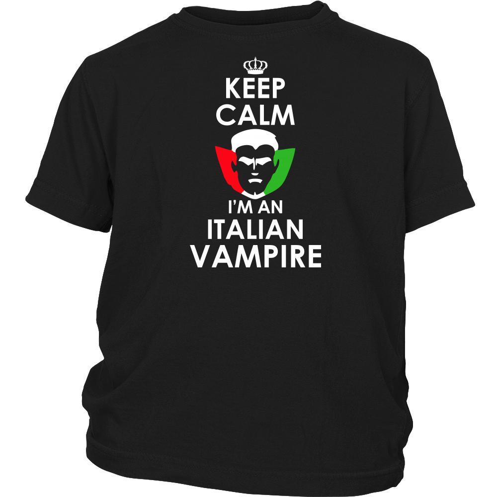 Halloween Kids Shirt - Keep Calm, I'm an Italian Vampire-T-shirt-Teelime | shirts-hoodies-mugs