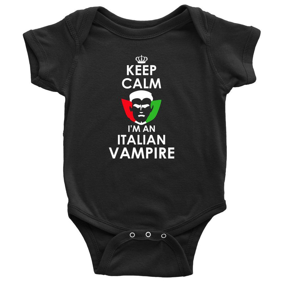 Halloween Kids Shirt - Keep Calm, I'm an Italian Vampire