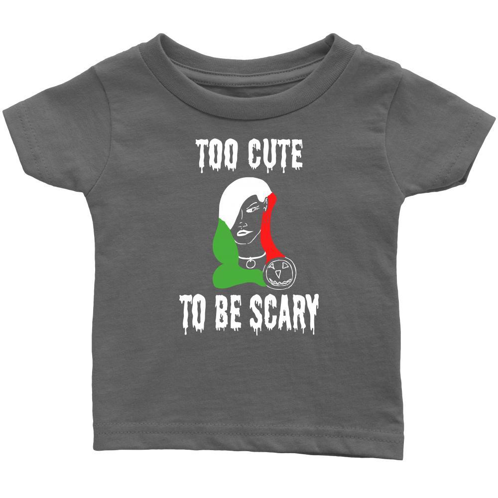 Halloween Kids Shirt-Too cute to be Scary - Italian Lady-T-shirt-Teelime | shirts-hoodies-mugs