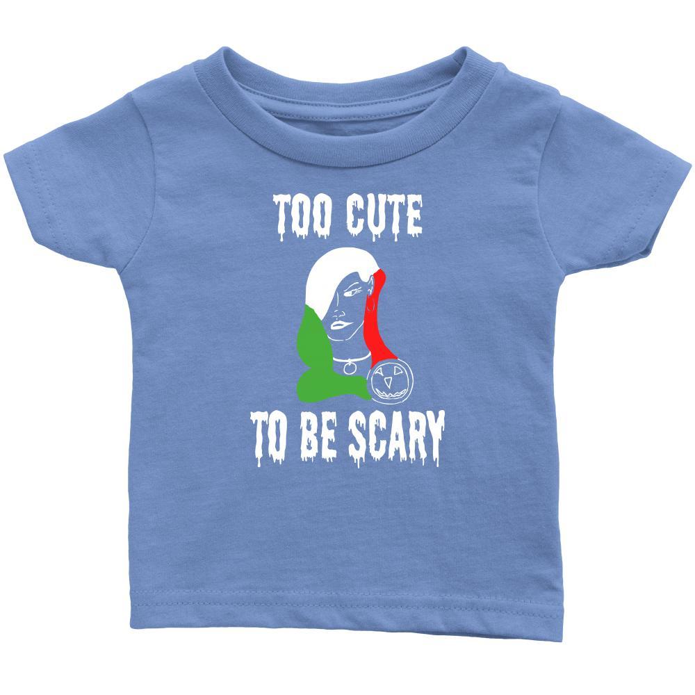 Halloween Kids Shirt-Too cute to be Scary - Italian Lady-T-shirt-Teelime | shirts-hoodies-mugs