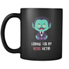 Halloween Looking for my neck victim 11oz Black Mug-Drinkware-Teelime | shirts-hoodies-mugs
