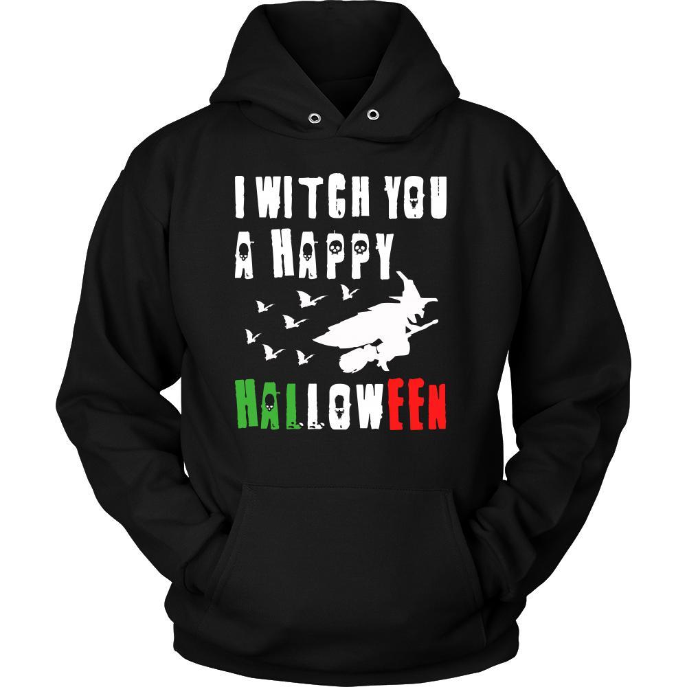Halloween Shirt-I Witch You a Happy Halloween-T-shirt-Teelime | shirts-hoodies-mugs