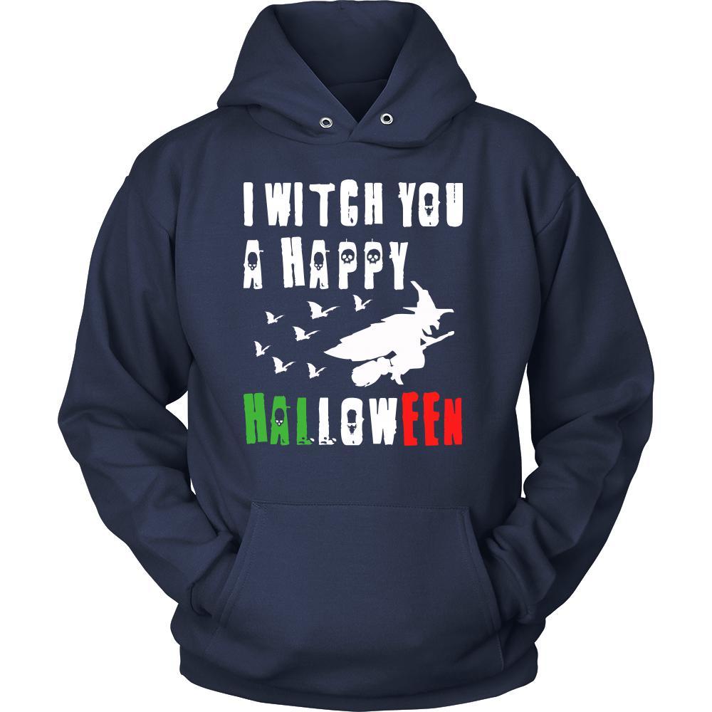 Halloween Shirt-I Witch You a Happy Halloween-T-shirt-Teelime | shirts-hoodies-mugs