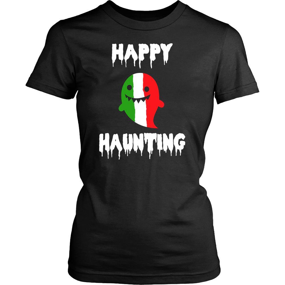 Halloween Shirt-Italian Ghost - Happy Haunting-T-shirt-Teelime | shirts-hoodies-mugs