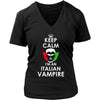 Halloween Shirt - Keep Calm, I'm an Italian Vampire-T-shirt-Teelime | shirts-hoodies-mugs