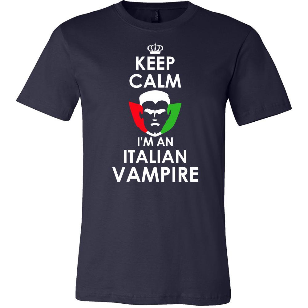 Halloween Shirt - Keep Calm, I'm an Italian Vampire-T-shirt-Teelime | shirts-hoodies-mugs