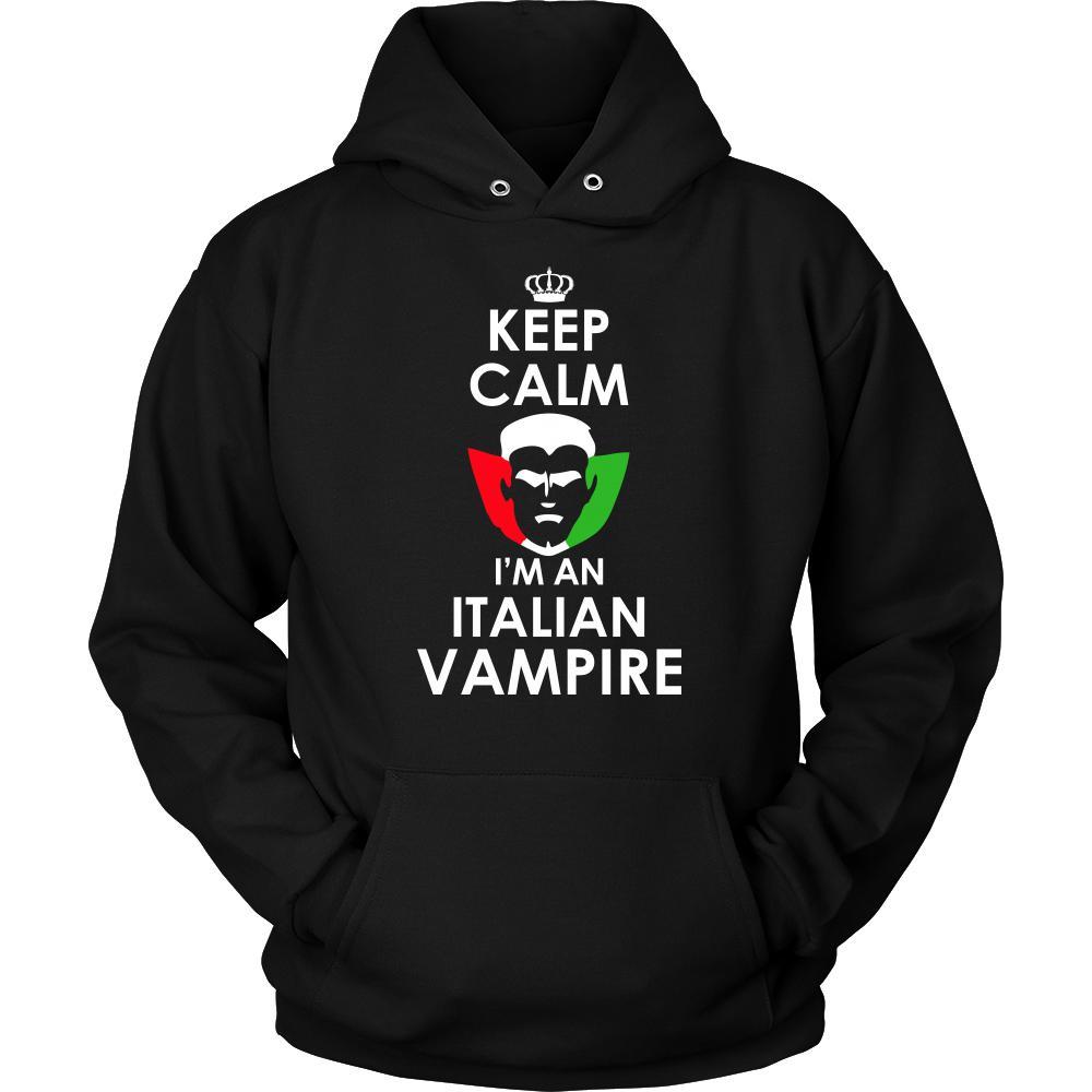 Halloween Shirt - Keep Calm, I'm an Italian Vampire-T-shirt-Teelime | shirts-hoodies-mugs