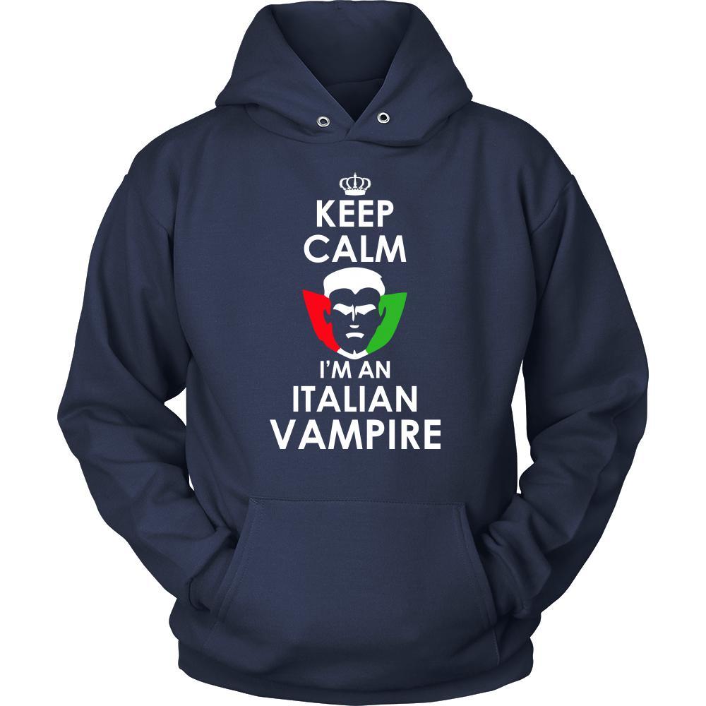 Halloween Shirt - Keep Calm, I'm an Italian Vampire-T-shirt-Teelime | shirts-hoodies-mugs