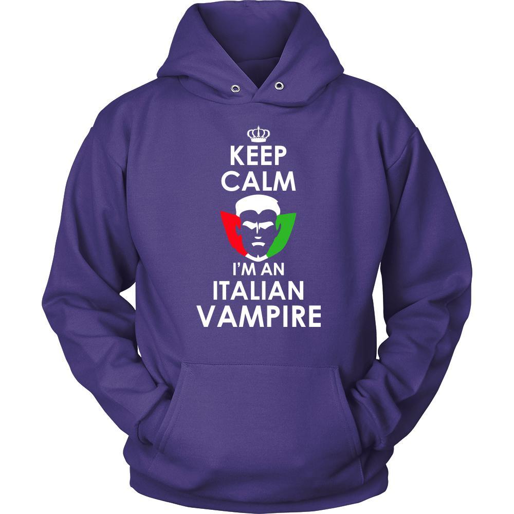 Halloween Shirt - Keep Calm, I'm an Italian Vampire-T-shirt-Teelime | shirts-hoodies-mugs