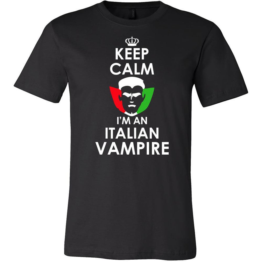 Halloween Shirt - Keep Calm, I'm an Italian Vampire-T-shirt-Teelime | shirts-hoodies-mugs