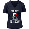 Halloween Shirt -Too Cute to be Scary - Italian Lady-T-shirt-Teelime | shirts-hoodies-mugs