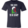 Halloween Shirt -Too Cute to be Scary - Italian Lady-T-shirt-Teelime | shirts-hoodies-mugs
