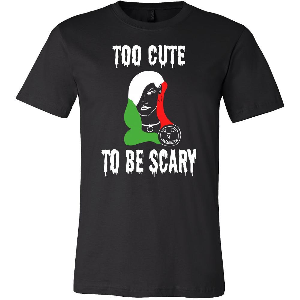 Halloween Shirt -Too Cute to be Scary - Italian Lady