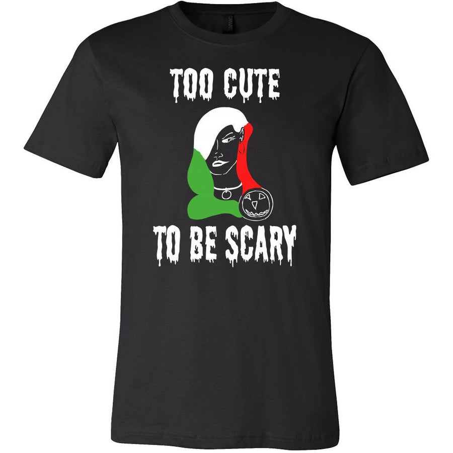 Halloween Shirt -Too Cute to be Scary - Italian Lady-T-shirt-Teelime | shirts-hoodies-mugs