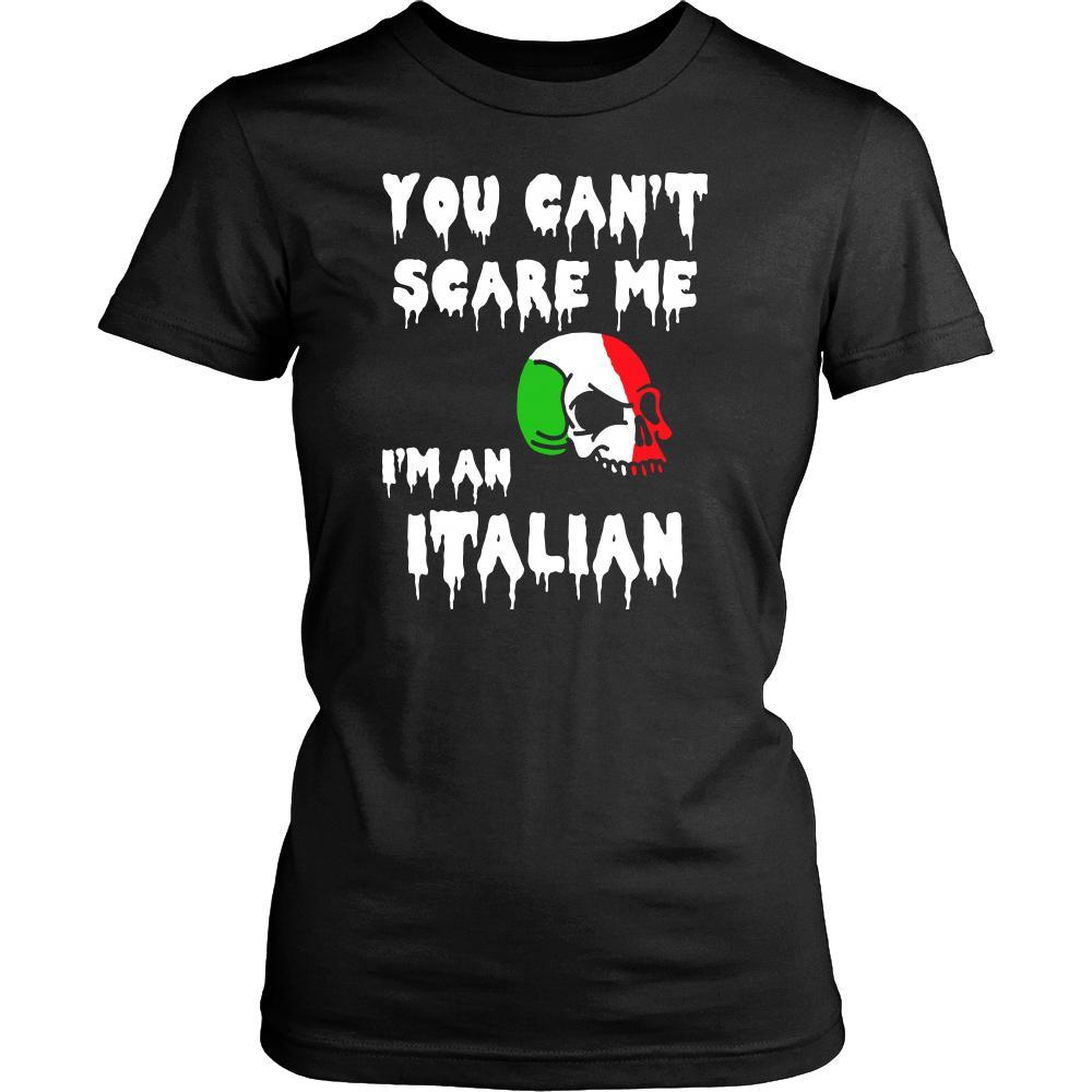 Halloween Shirt - You Can't Scare me, I'm an Italian-T-shirt-Teelime | shirts-hoodies-mugs