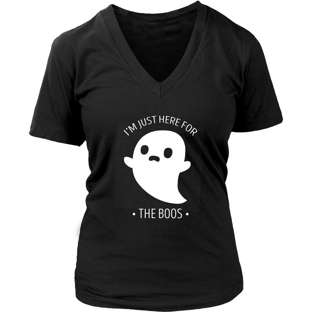Halloween T Shirt - I'm Just Here For the Boos-T-shirt-Teelime | shirts-hoodies-mugs