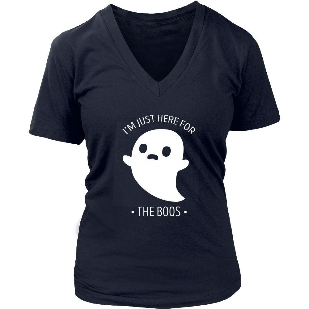 Halloween T Shirt - I'm Just Here For the Boos-T-shirt-Teelime | shirts-hoodies-mugs
