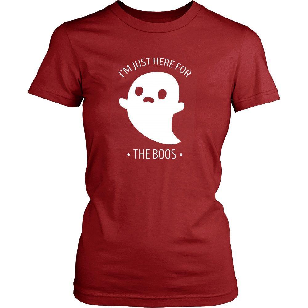 Halloween T Shirt - I'm Just Here For the Boos-T-shirt-Teelime | shirts-hoodies-mugs