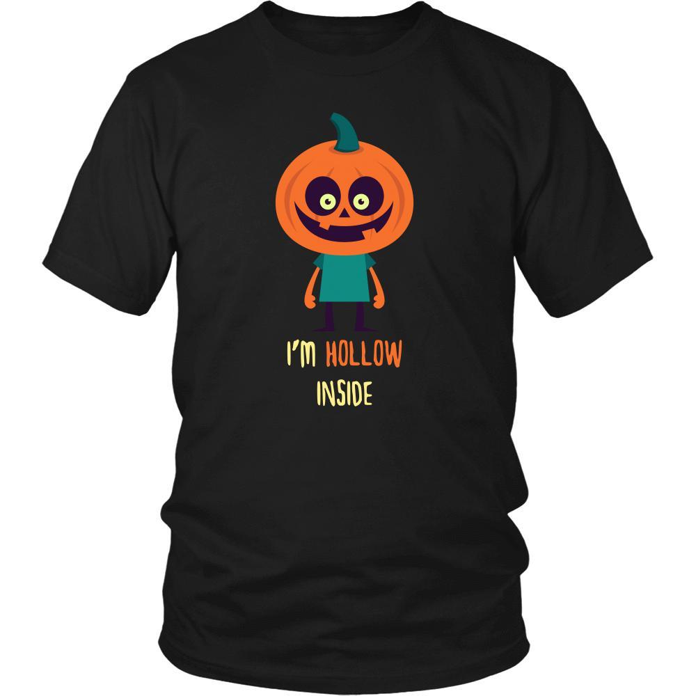 Halloween T Shirt - Pumpkin I'm Hollow Inside-T-shirt-Teelime | shirts-hoodies-mugs