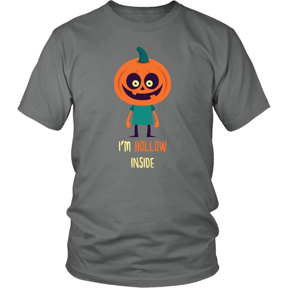 Halloween T Shirt - Pumpkin I'm Hollow Inside-T-shirt-Teelime | shirts-hoodies-mugs