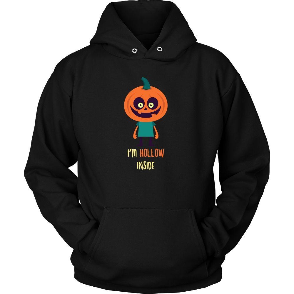 Halloween T Shirt - Pumpkin I'm Hollow Inside-T-shirt-Teelime | shirts-hoodies-mugs
