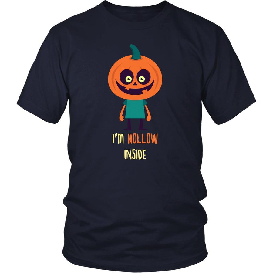 Halloween T Shirt - Pumpkin I'm Hollow Inside-T-shirt-Teelime | shirts-hoodies-mugs