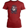 Halloween T Shirt - Sugar Skull Lady-T-shirt-Teelime | shirts-hoodies-mugs