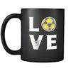 Handball - LOVE Handball - 11oz Black Mug-Drinkware-Teelime | shirts-hoodies-mugs