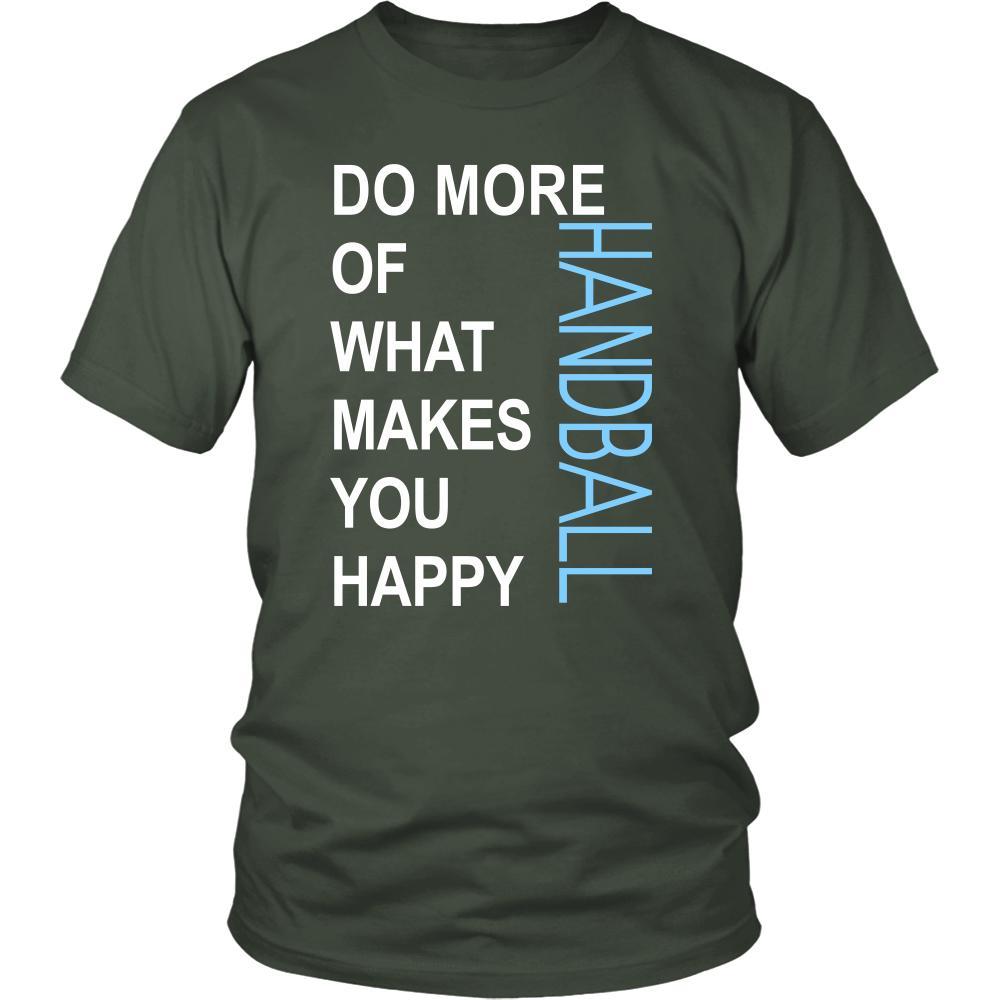Handball Shirt - Do more of what makes you happy Handball- Sport Gift-T-shirt-Teelime | shirts-hoodies-mugs