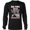 Handball Shirt - Some people have to wait a lifetime to meet their favorite Handball player mine calls me dad- Sport father-T-shirt-Teelime | shirts-hoodies-mugs