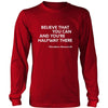 Happy President's Day - " Believe that You Can ...-Theodore Roosevelt " - original custom made apparel.-T-shirt-Teelime | shirts-hoodies-mugs