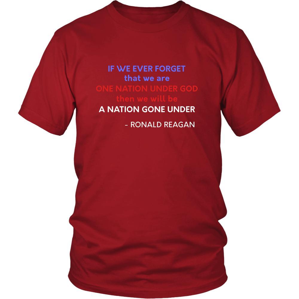 kant egyptisk uheldigvis Happy President's Day - "If we ever forget that we are One Nation Unde -  Teelime | Unique t-shirts