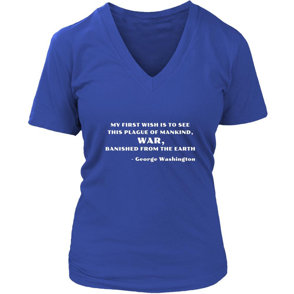 Happy President's Day - "My first Wish is to see...- George Washington " - original custom made t-shirts.-T-shirt-Teelime | shirts-hoodies-mugs